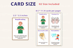 Coping Skills Flashcards for Kids - CraftNest - Digital Crafting and Art
