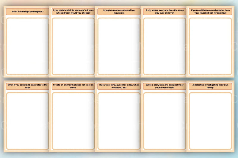 Creative Writing Prompts Book - CraftNest - Digital Crafting and Art