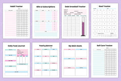 Happy Life Planner for Daily Inspiration - CraftNest - Digital Crafting and Art