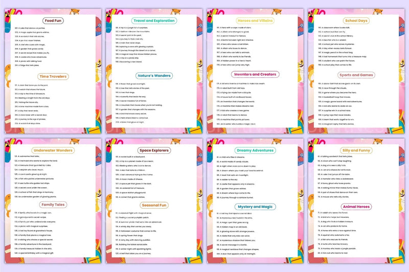 Creative Prompts for Children's Books - CraftNest - Digital Crafting and Art