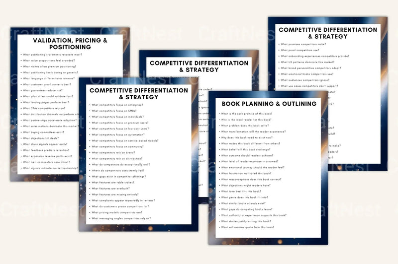 Amazon KDP Success Prompts - CraftNest - Digital Crafting and Art