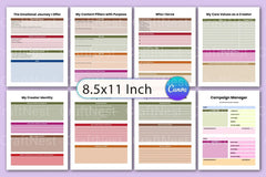 Soulful Content Creator Planner - CraftNest - Digital Crafting and Art
