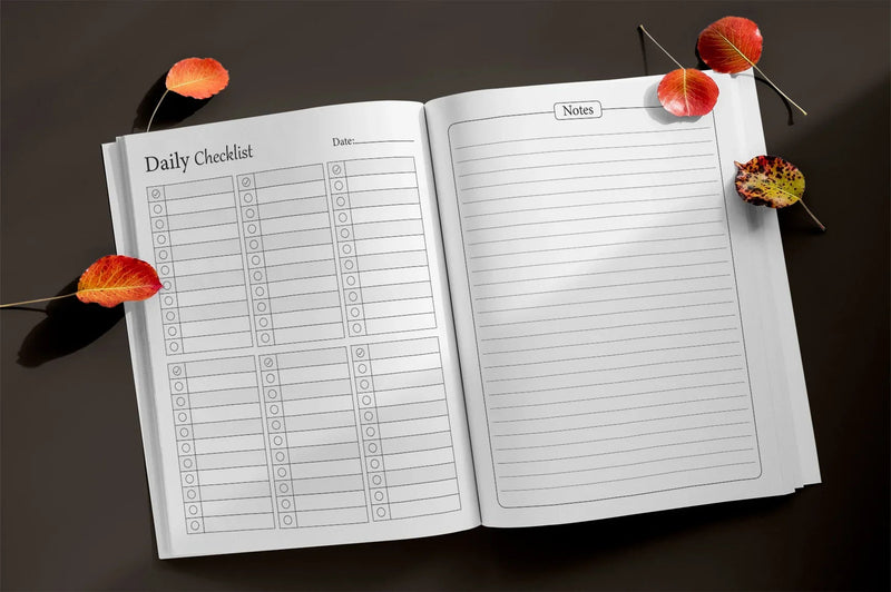Daily Checklist Planner - 100 Planner - CraftNest - Digital Crafting and Art