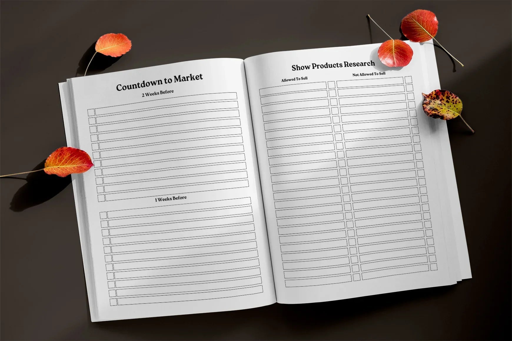 Craft Fair Planner Bundle - CraftNest - Digital Crafting and Art