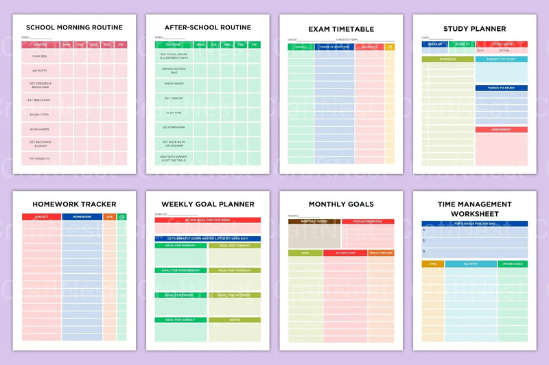 ADHD Planner for Kids - CraftNest - Digital Crafting and Art