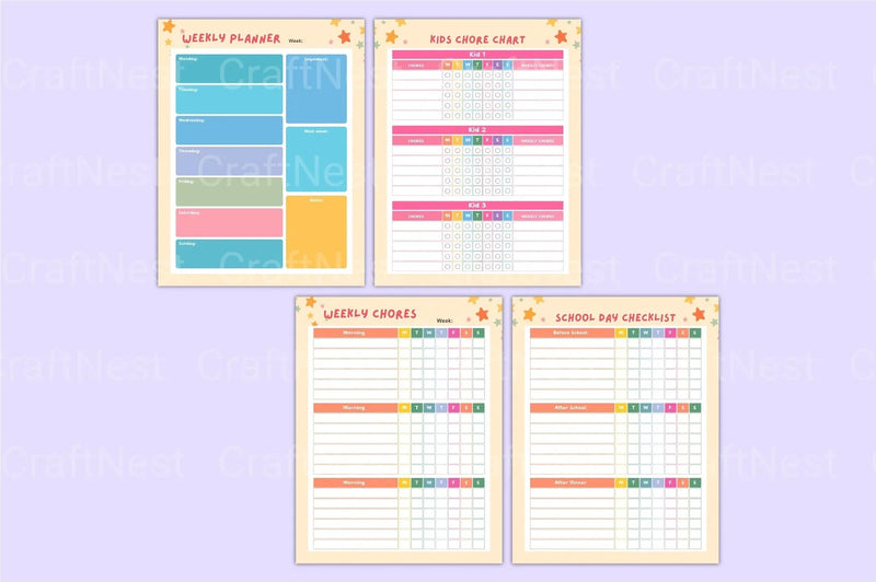 Chore Chart for Kids: New and Effective - CraftNest - Digital Crafting and Art
