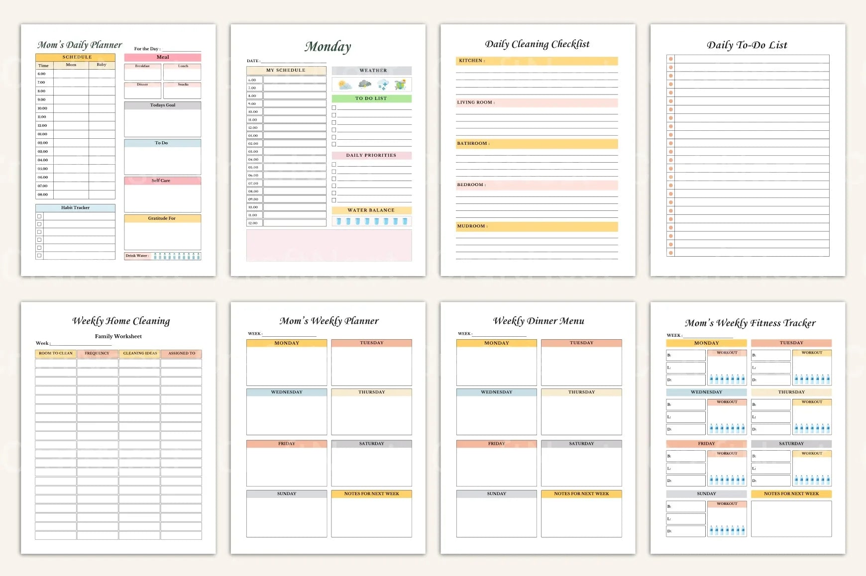 Busy Mom Organizer: Simplify Your Schedule - CraftNest - Digital Crafting and Art