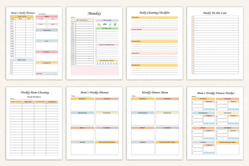 Busy Mom Organizer: Simplify Your Schedule - CraftNest - Digital Crafting and Art
