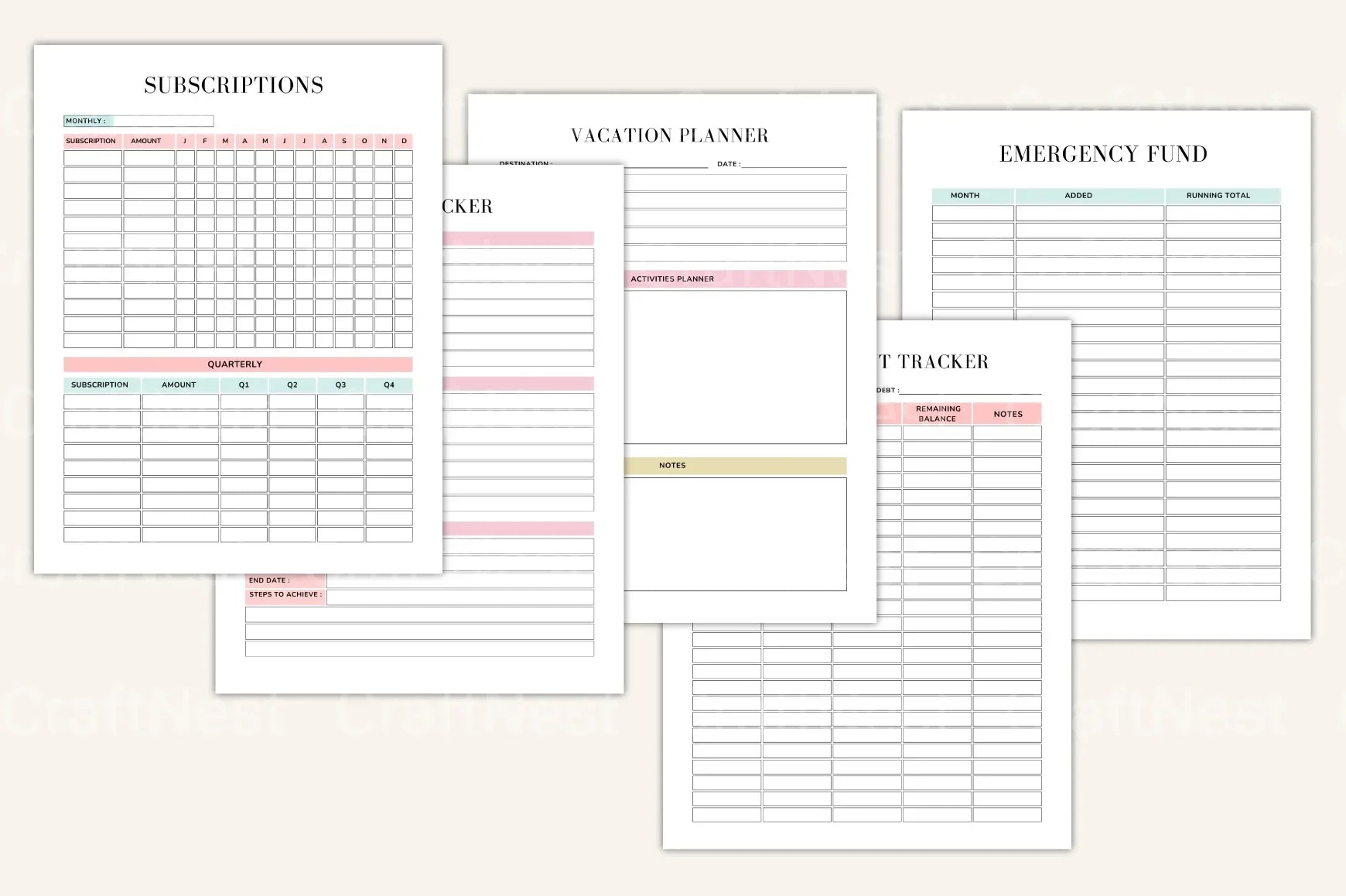 Ultimate House Management Binder for Organization - CraftNest - Digital Crafting and Art