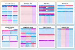 Small Business Planner for Entrepreneurs - CraftNest - Digital Crafting and Art