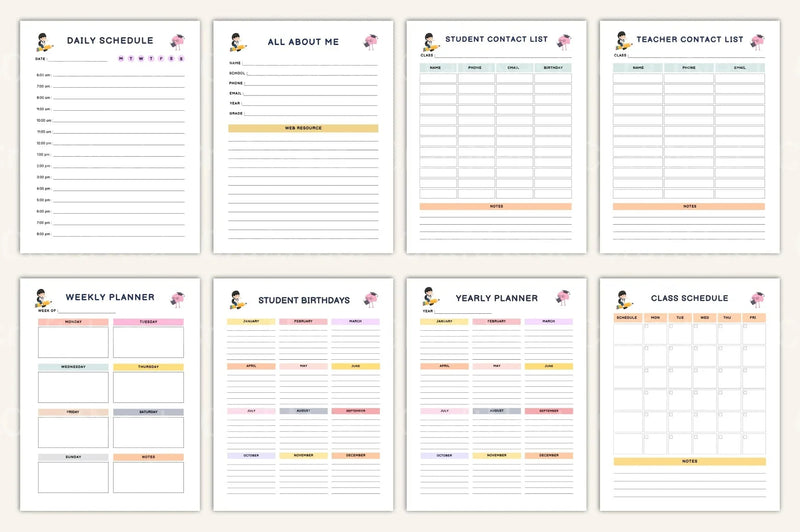 Ultimate Student Life Planner - CraftNest - Digital Crafting and Art