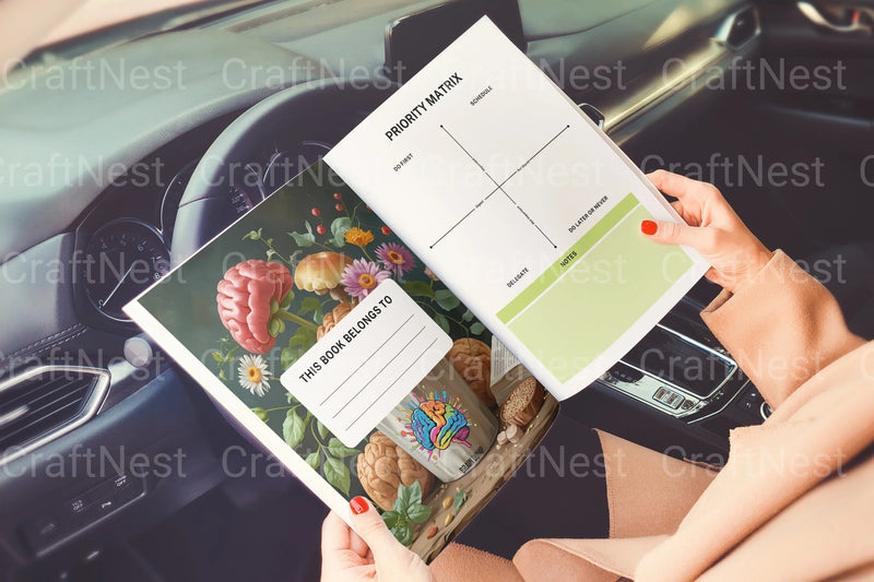 ADHD Brain Dump Planner for Effective Organization - CraftNest - Digital Crafting and Art