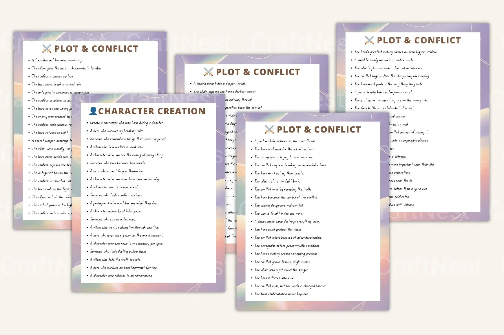 Storytelling Prompt Handbook: Creative Writing Ideas - CraftNest - Digital Crafting and Art