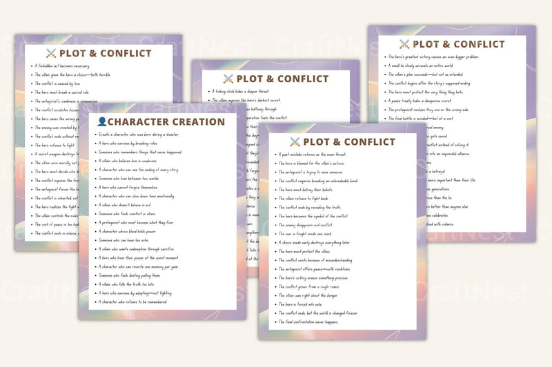 Storytelling Prompt Handbook: Creative Writing Ideas - CraftNest - Digital Crafting and Art