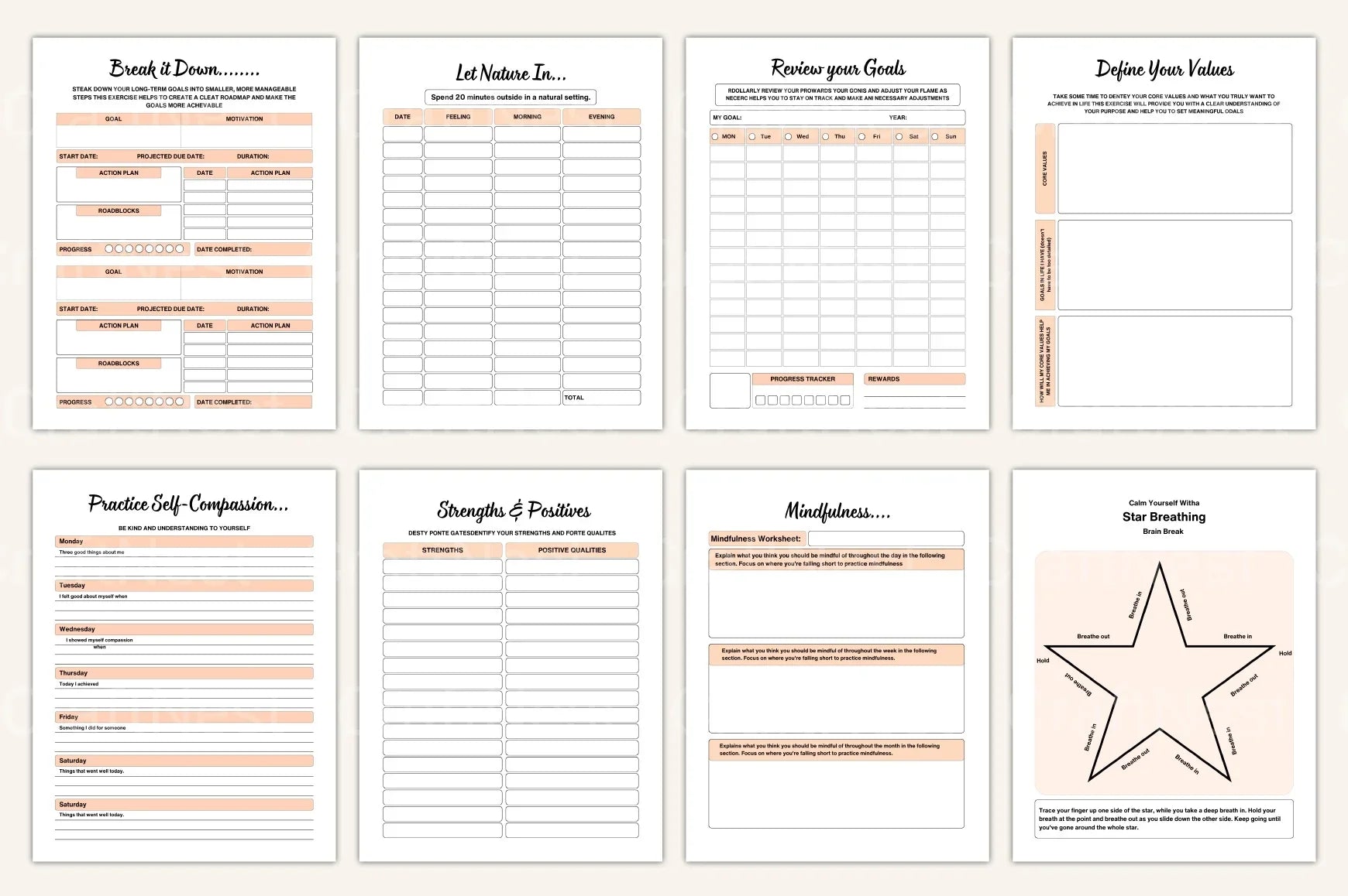 Burnout Recovery Workbook for Stress Relief - CraftNest - Digital Crafting and Art
