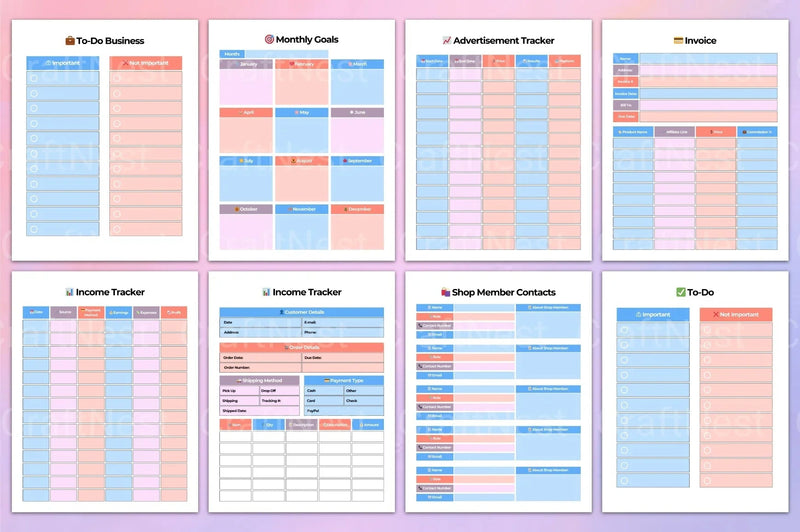 Girl Boss Planner: Empower Your Success - CraftNest - Digital Crafting and Art