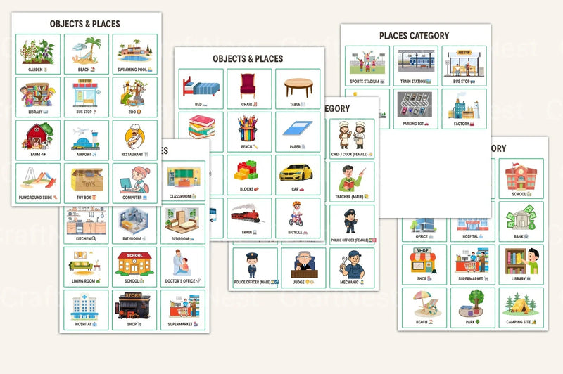 Non-Verbal Communication Visual Cards - CraftNest - Digital Crafting and Art