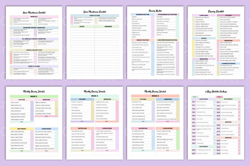 Cleaning Schedule Guide for Optimal Results - CraftNest - Digital Crafting and Art