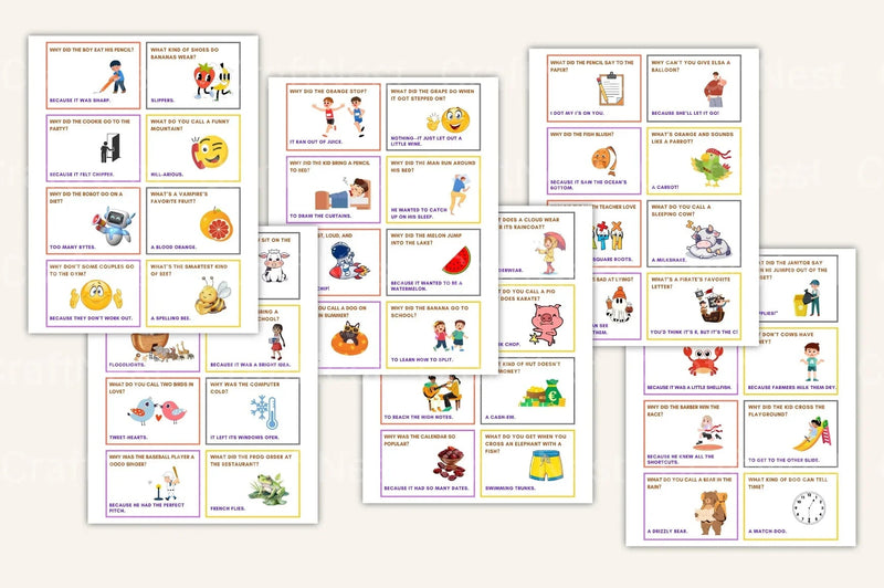 Lunchbox Jokes for Kids - CraftNest - Digital Crafting and Art