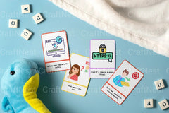 Online Security and Bullying Flash Cards - CraftNest - Digital Crafting and Art