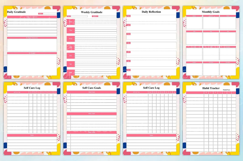 Vision Board Planner: Achieve Your Goals - CraftNest - Digital Crafting and Art