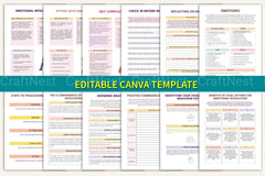 Emotion Processing Worksheets for Personal Growth - CraftNest - Digital Crafting and Art