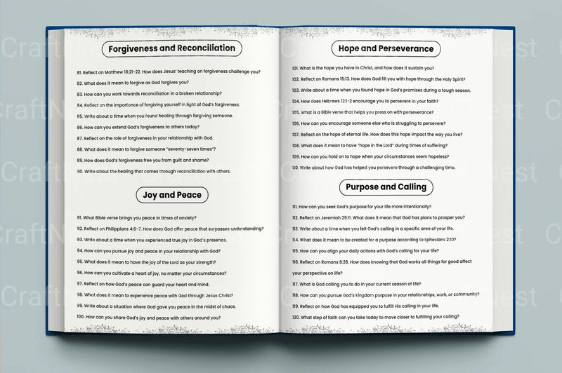 Bible Prompts for Inspiration - CraftNest - Digital Crafting and Art