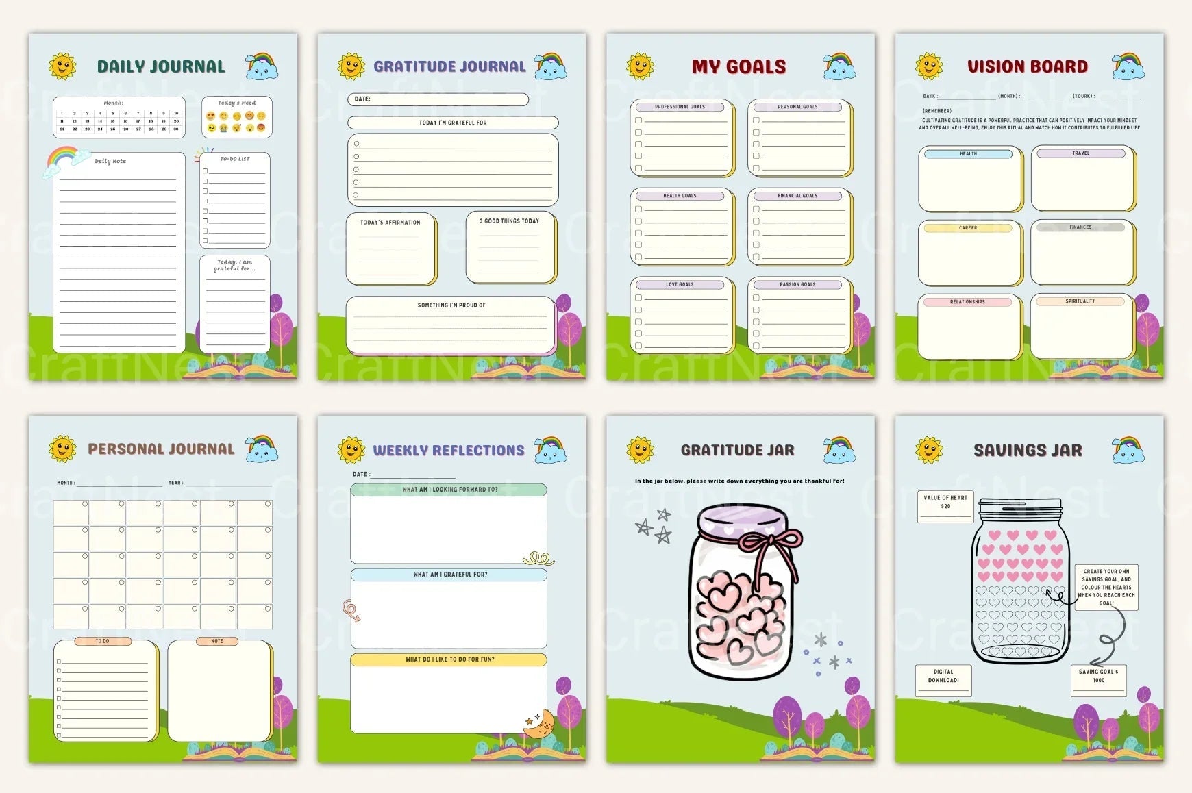 My Daily Routine for Kids - CraftNest - Digital Crafting and Art