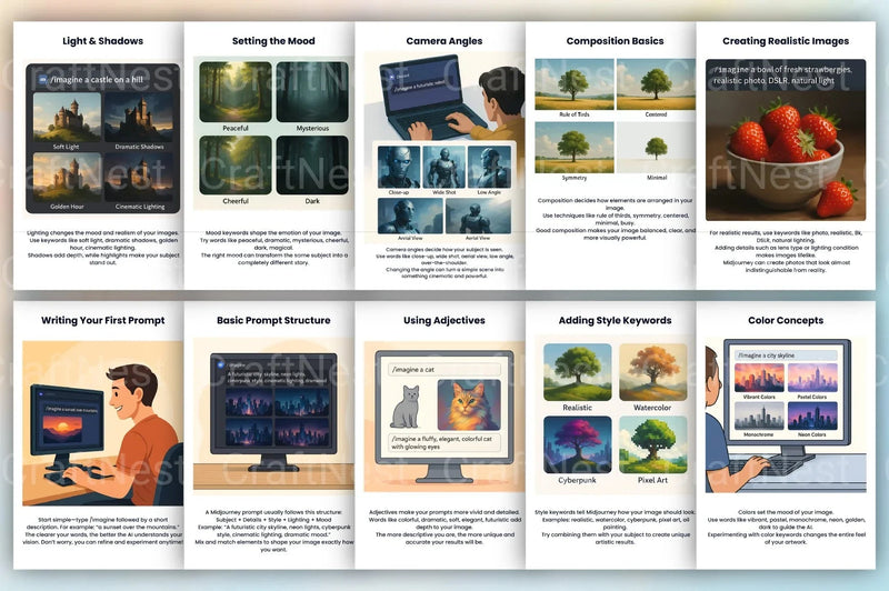 Midjourney: The Ultimate Beginner's Guide - CraftNest - Digital Crafting and Art