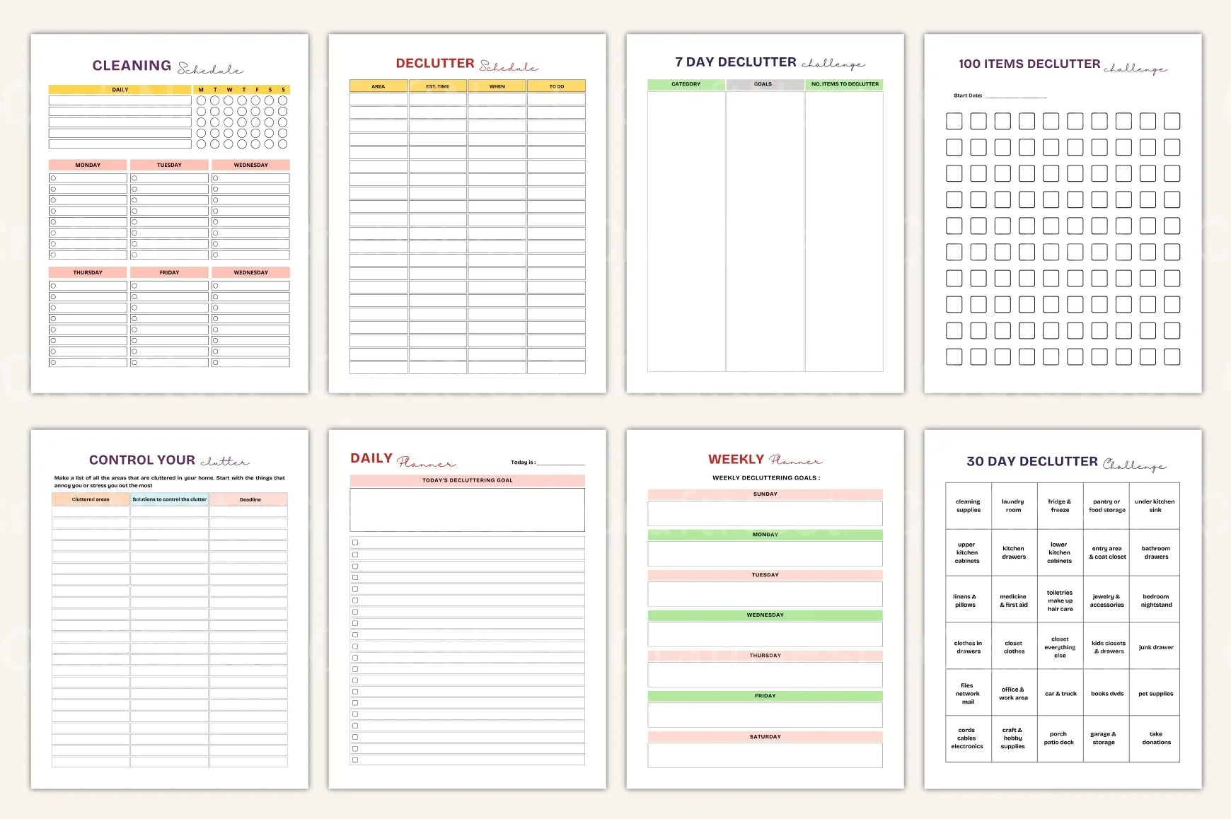 Organization Decluttering Guide - CraftNest - Digital Crafting and Art