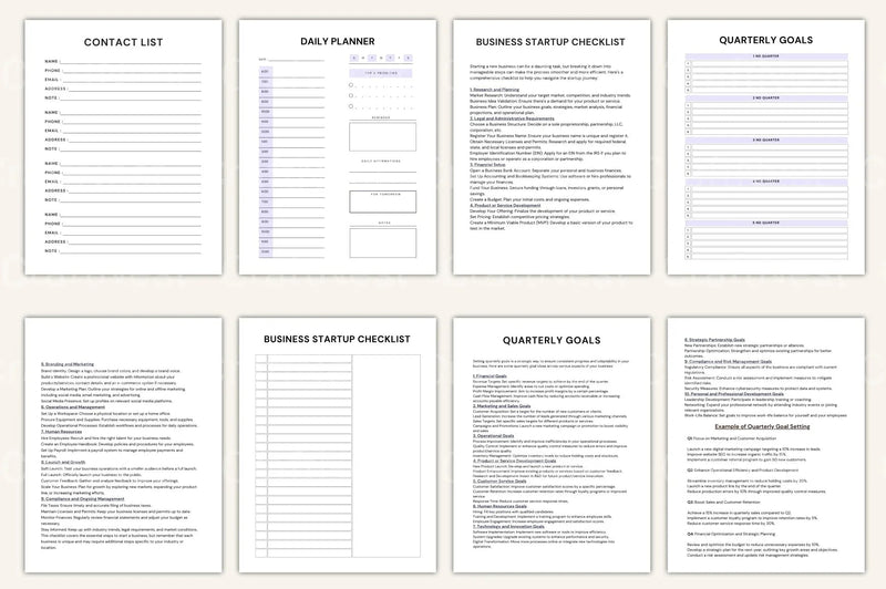 Entrepreneur Success Workbook - CraftNest - Digital Crafting and Art
