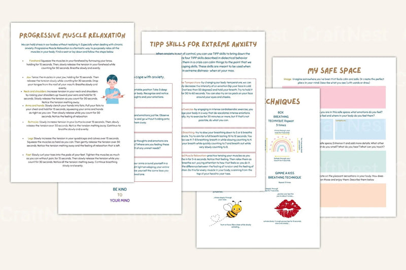 Anxiety and ADHD Management Strategies - CraftNest - Digital Crafting and Art