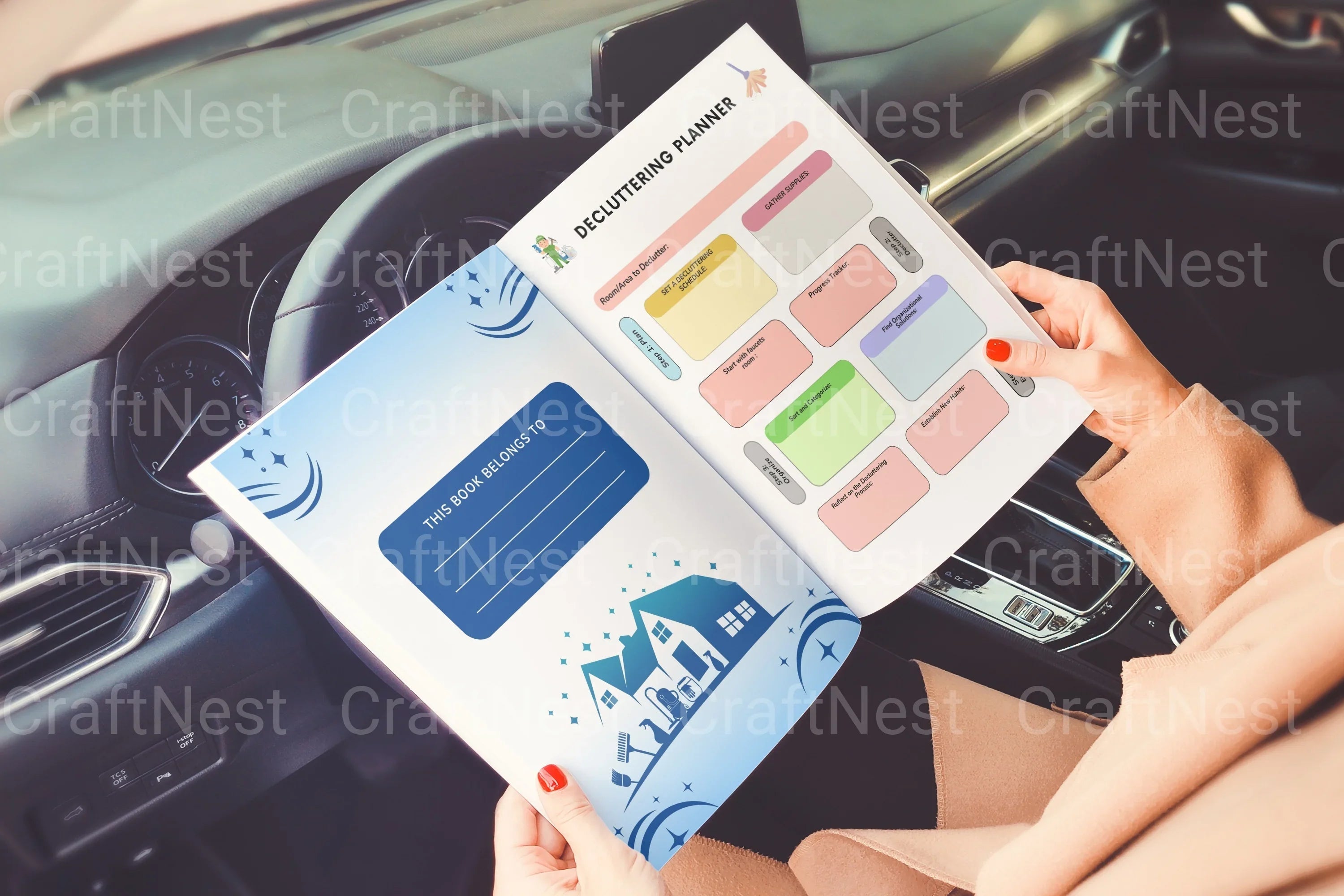 ADHD Cleaning Planner for Effective Organization - CraftNest - Digital Crafting and Art