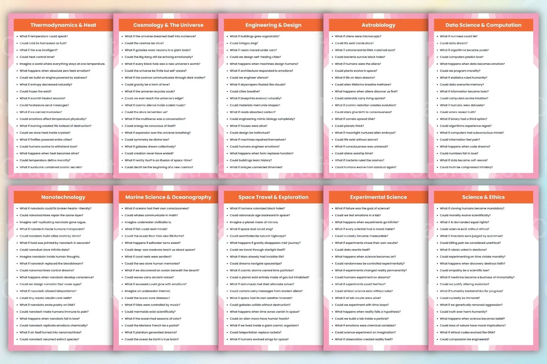 Creative Science Prompts for Inspiration - CraftNest - Digital Crafting and Art