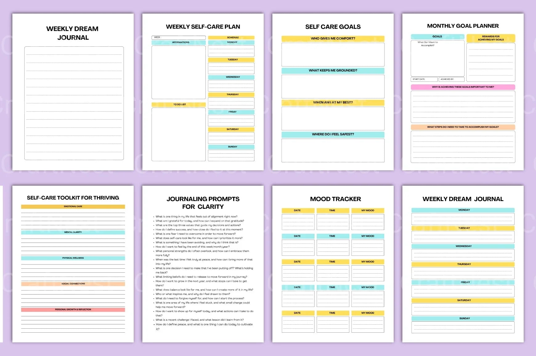 Thrive Strive Planner for Success - CraftNest - Digital Crafting and Art