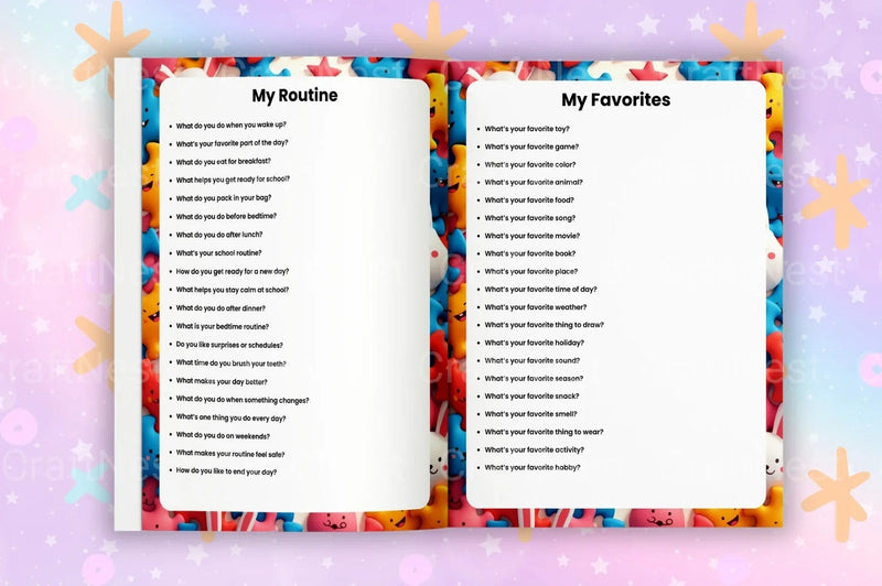 Kids Autism Prompts Book for Engaging Activities - CraftNest - Digital Crafting and Art