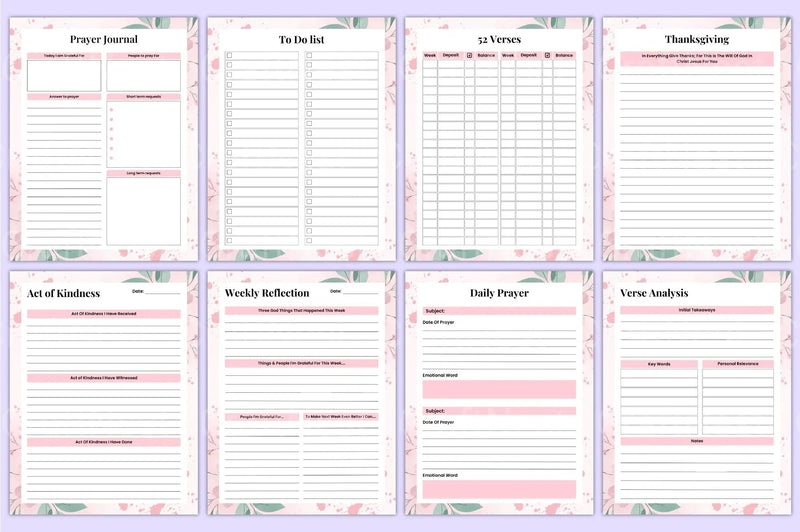 Bible Prayer Guide - CraftNest - Digital Crafting and Art
