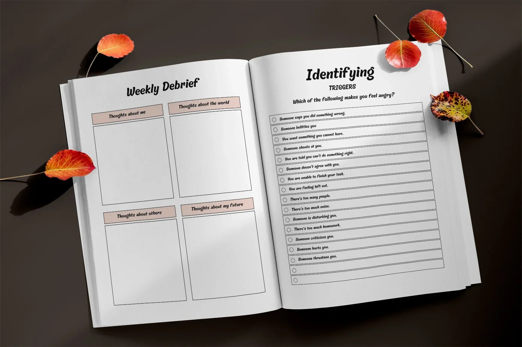 Anger Management for Kids Planner - CraftNest - Digital Crafting and Art