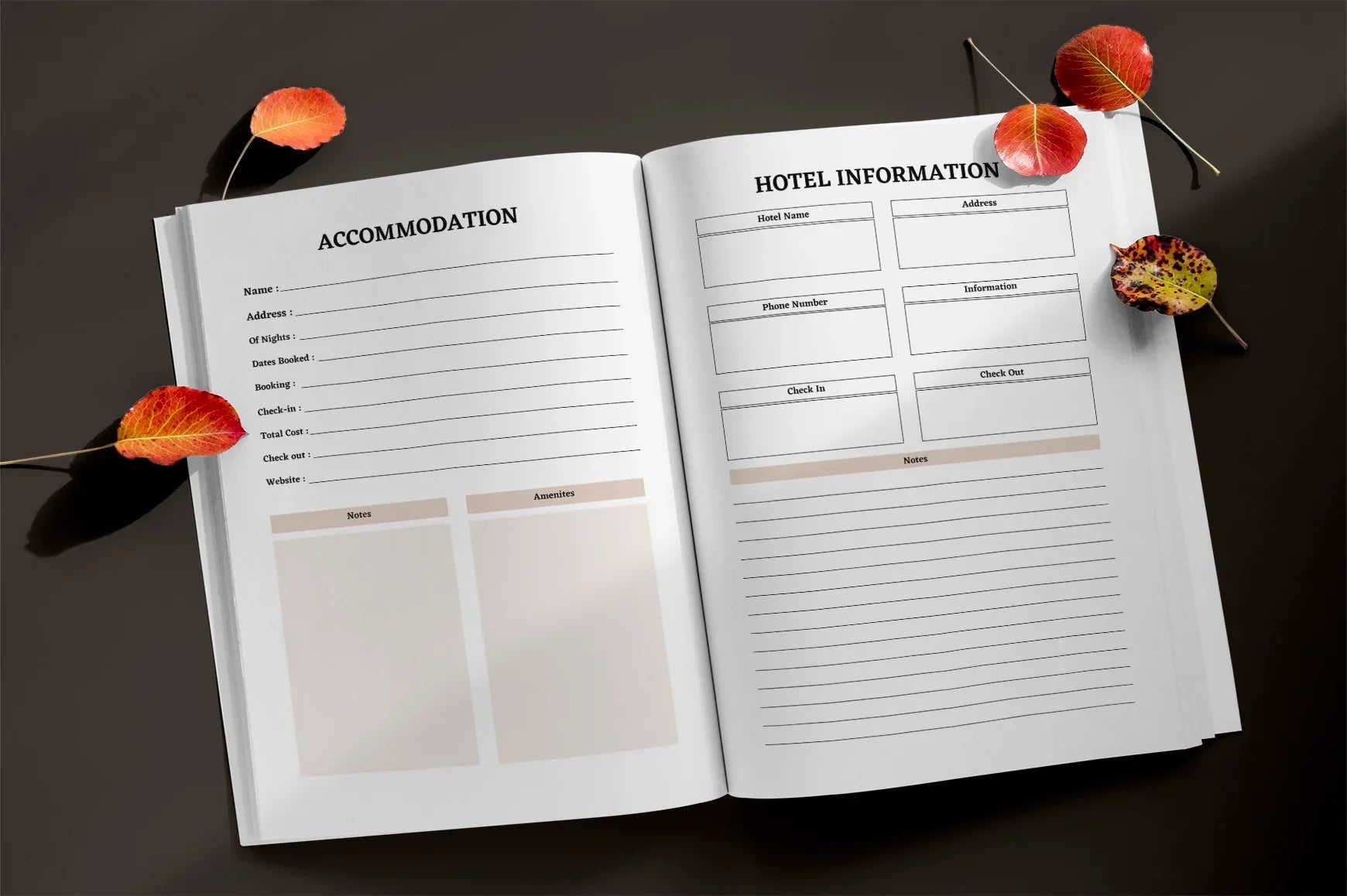 Travel Planner from 100 Planner - CraftNest - Digital Crafting and Art