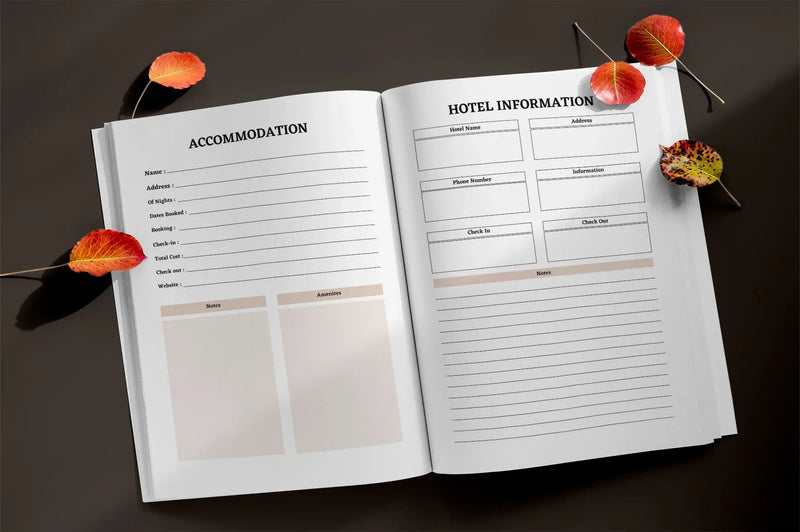 Travel Planner from 100 Planner - CraftNest - Digital Crafting and Art
