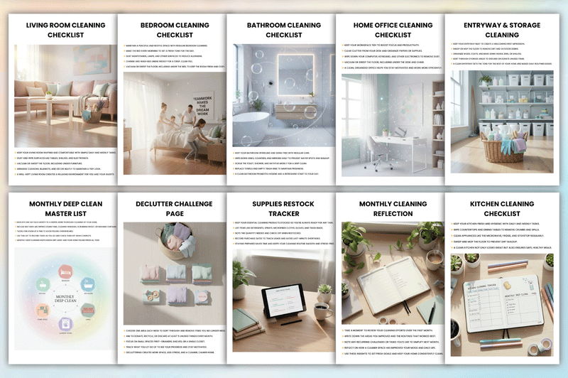 Ultimate Cleaning Guide Book - CraftNest - Digital Crafting and Art