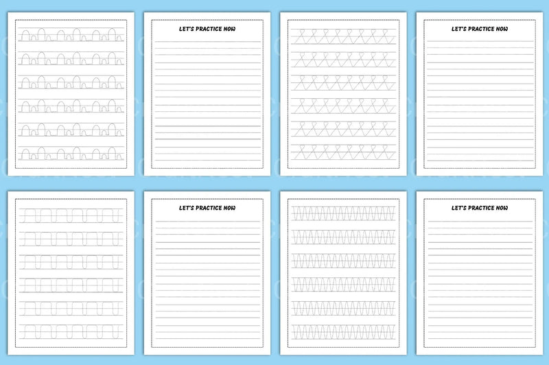 Learning to Trace: Children's Activity Book - CraftNest - Digital Crafting and Art