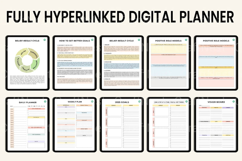 Goal Setting Motivation Workbook - CraftNest - Digital Crafting and Art