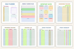 School Year Planner for Kids - CraftNest - Digital Crafting and Art