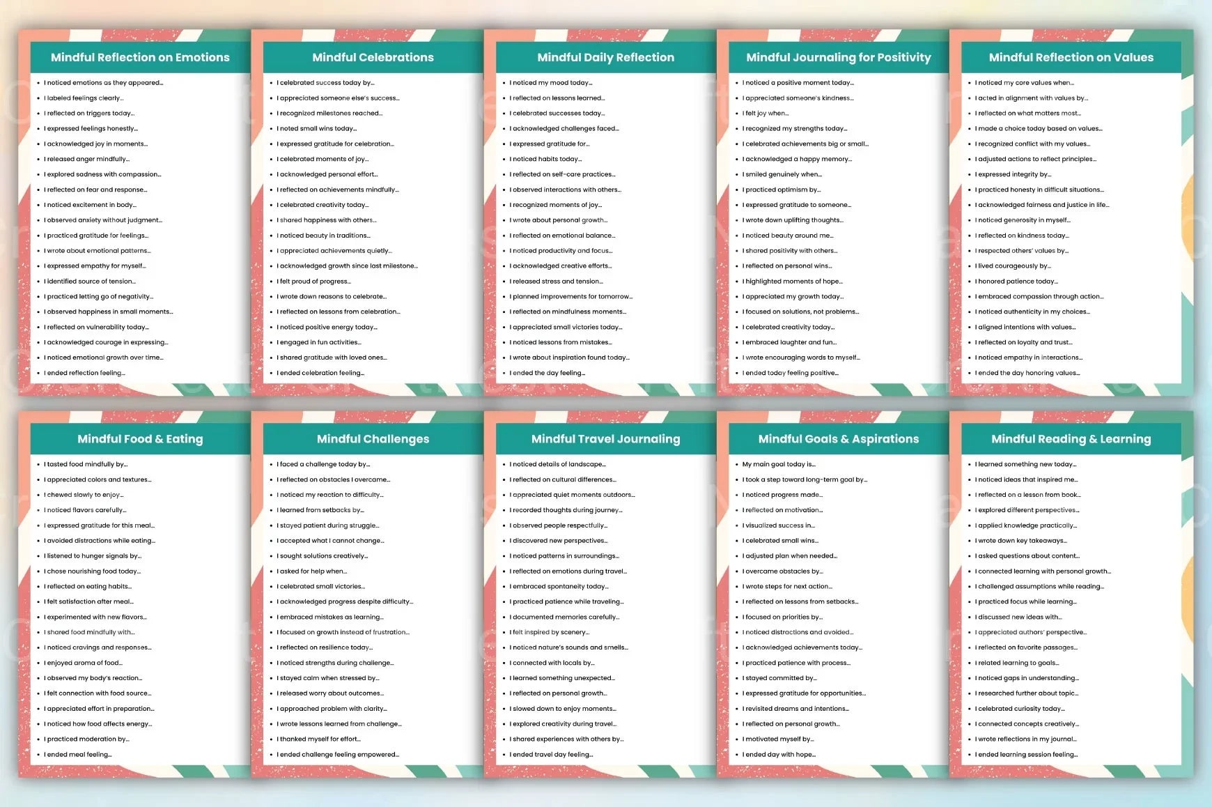 Mindful Prompts for Self Reflection - CraftNest - Digital Crafting and Art