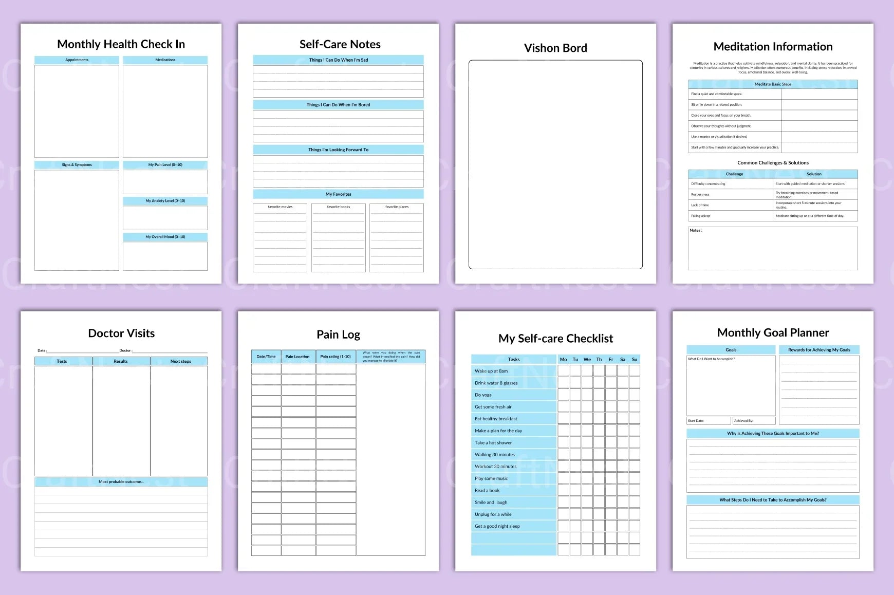 Medical Binder: Organized Health Records - CraftNest - Digital Crafting and Art