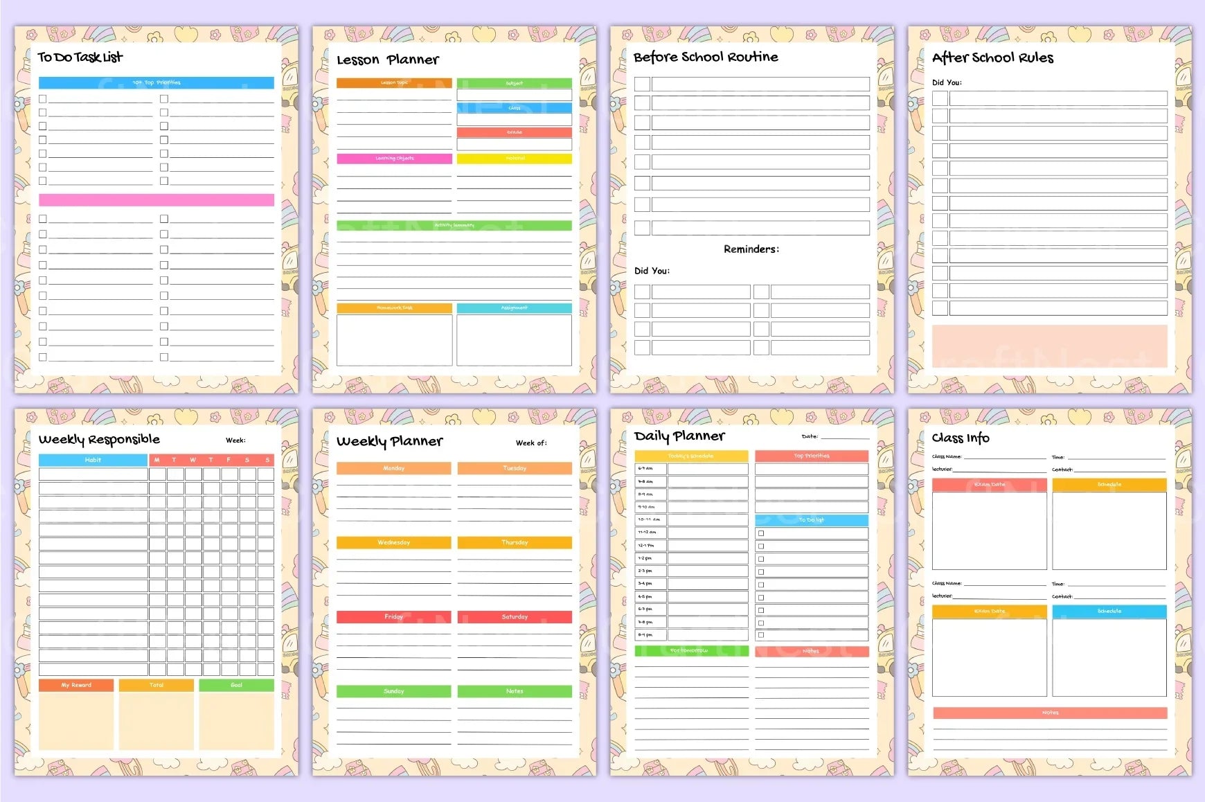 Back to School Planner 2023 - CraftNest - Digital Crafting and Art