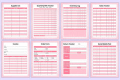 Side Hustle Planner for Entrepreneurs - CraftNest - Digital Crafting and Art