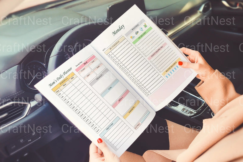 Busy Mom Planner: Organize Your Day Efficiently - CraftNest - Digital Crafting and Art