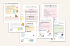 Effective ADHD Time Management Worksheets - CraftNest - Digital Crafting and Art
